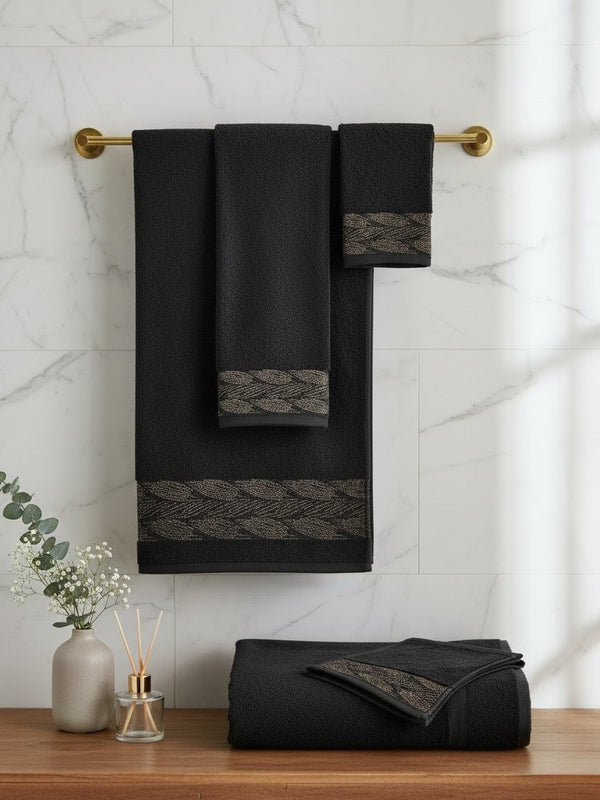 Golden Embroidery - towel