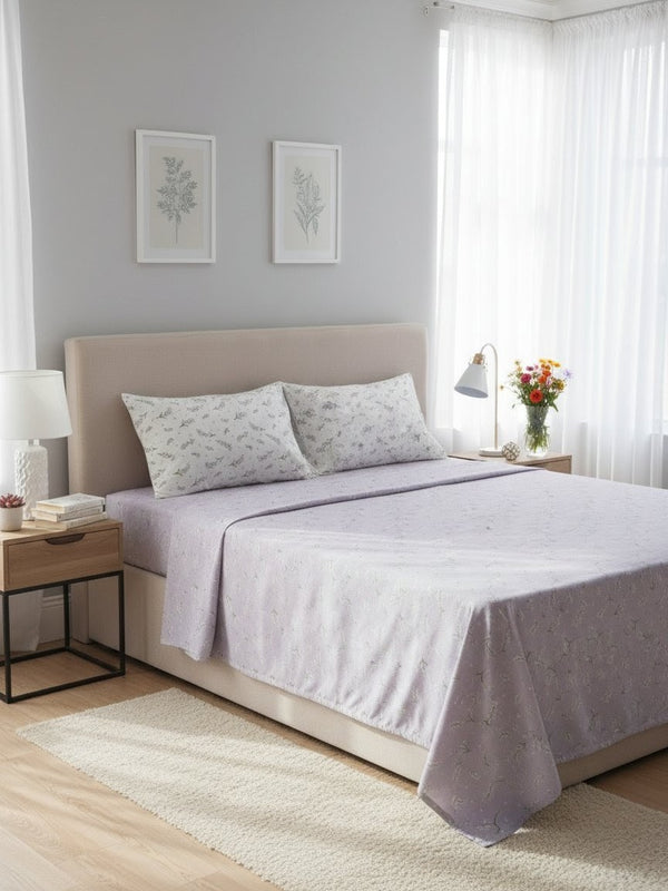 Purple Dotted - bedsheet