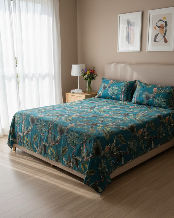 Tropical Birds - Bedsheet
