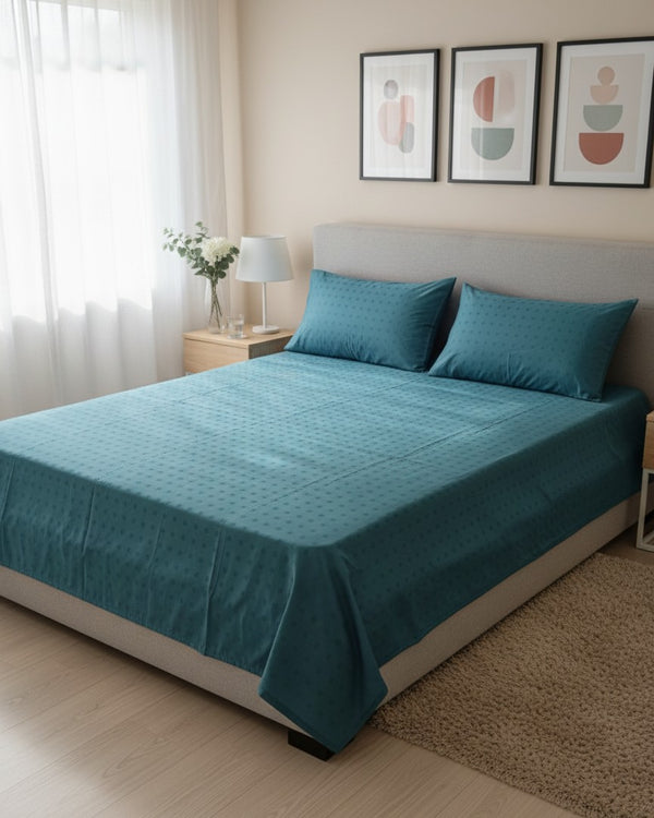 Aqua Self Satin - Bedsheet
