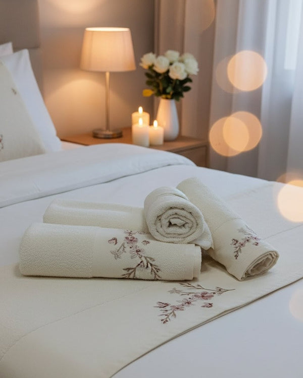 Blossom Embroidery - Towel