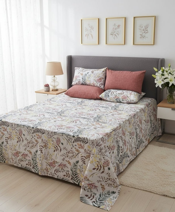 Botanical Bliss - Bedsheet