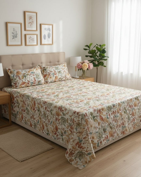 Autumn Bloom - Bedsheet