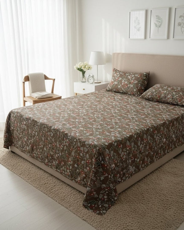 Botanical Dusk - Bedsheet
