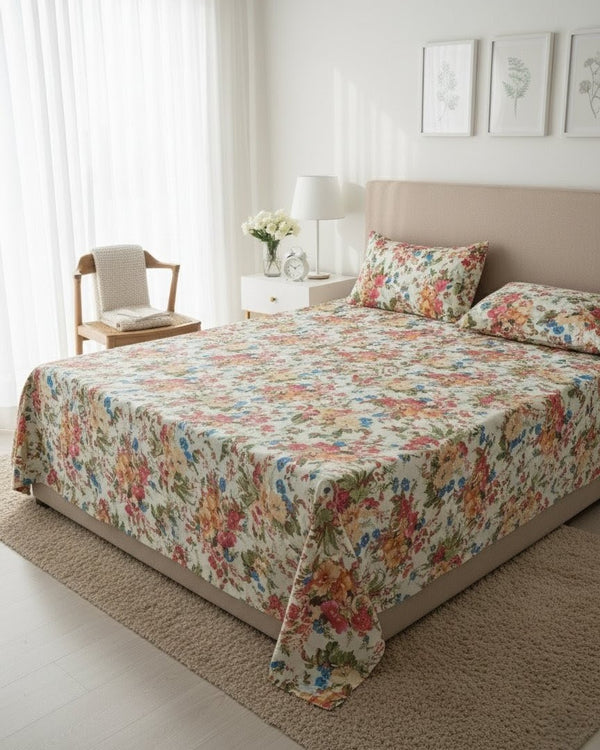 Rhapsody Floral - Bedsheet