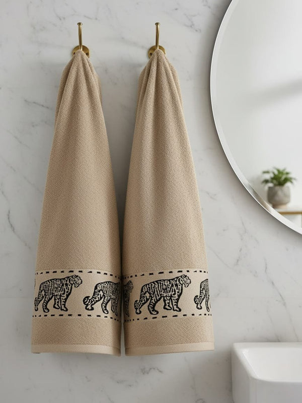 Tiger Border - towel