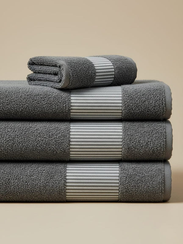Jacquard Border - towel